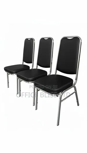 Modern Stackable Stainless Fabric Church / Banquet Chair