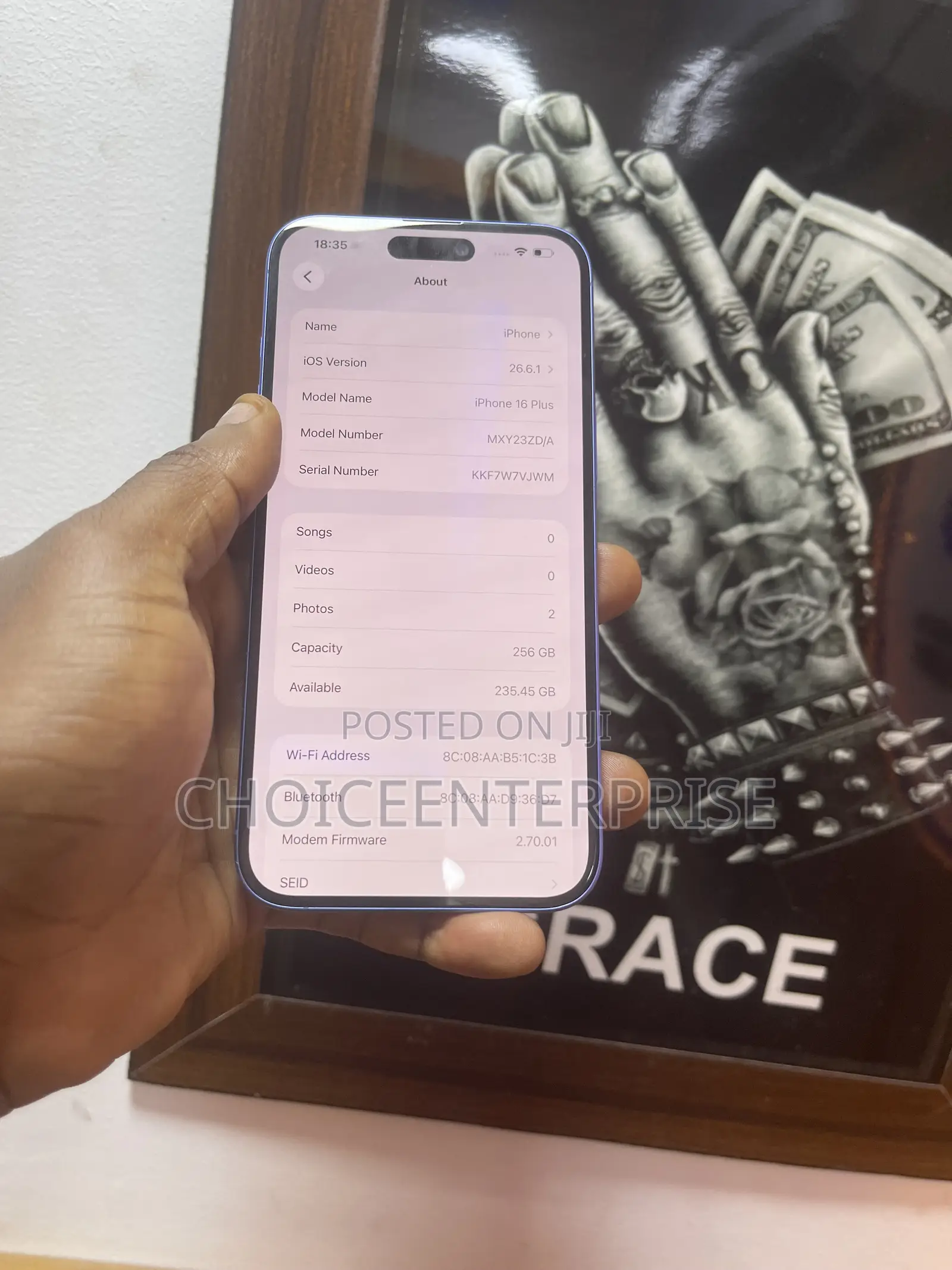 Apple iPhone 16 Plus 256 GB Blue