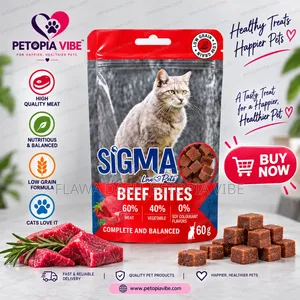 Sigma Beef Bites Cat Treats – 60g