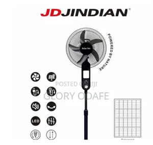 Jdjindian Solar Fan