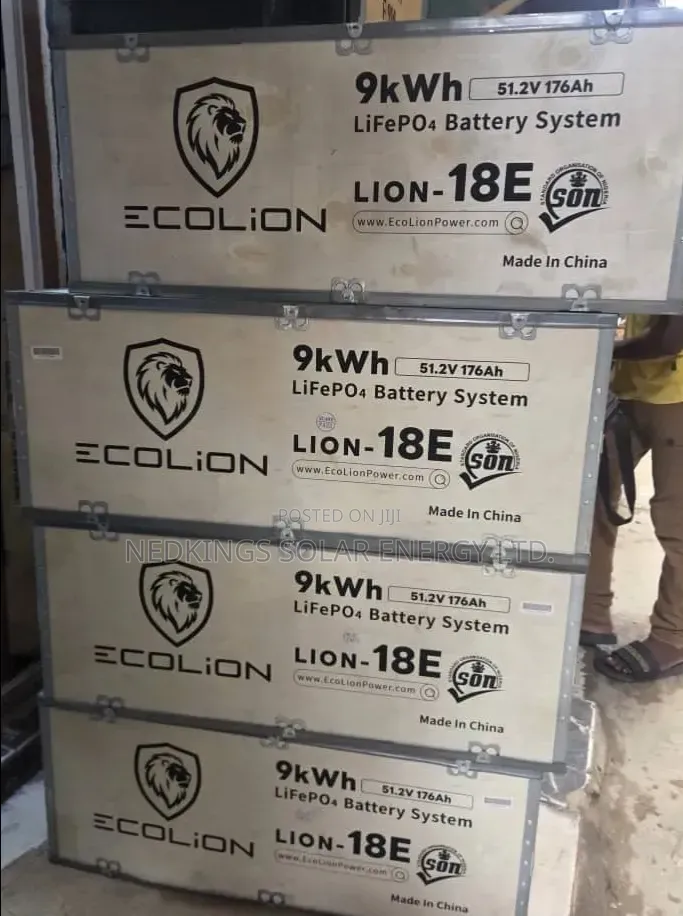 9kwh 48V EcoLion Lithium Battery