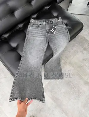 Men High Quality Bootcut Jeans