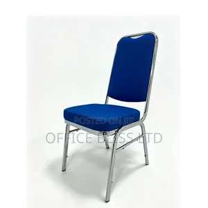 10 Pieces of Latest Premium- Banquet Chair (Stainless Leg) Black