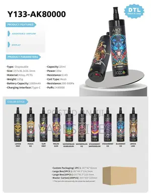 AAOK 80,000 Puffs Disposable Vape