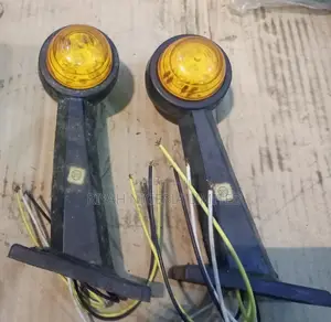 Truck LED Side Marker Lights / "Antenna" Marker Lights - Amber/Yellow