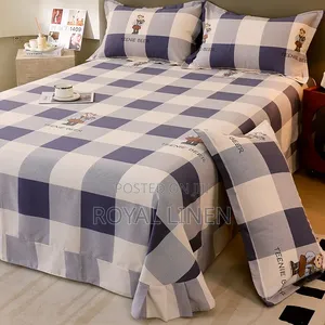 Duvet Cover Set With 4 Pillowcase