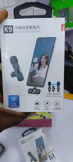 Wireless Lavalier Microphone (Plug Play Dual Mic for TikTok/Vlogs