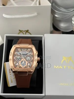 *Matturi Rubber Chronograph Waterproofs With Sapphire Glass