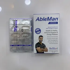 Ableman Original With Ashwagandha - Ginseng -30 Golden Capsules