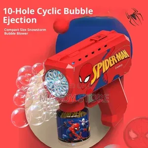 Spider Man Stitch Cartoon Shaped Bubble Shooter for Children