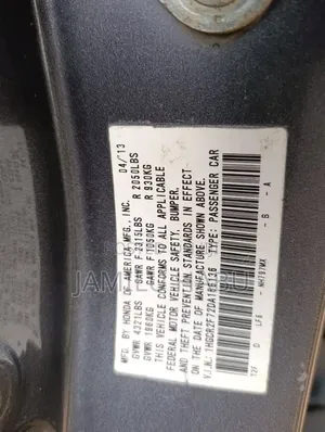 Honda Accord 2013 Blue