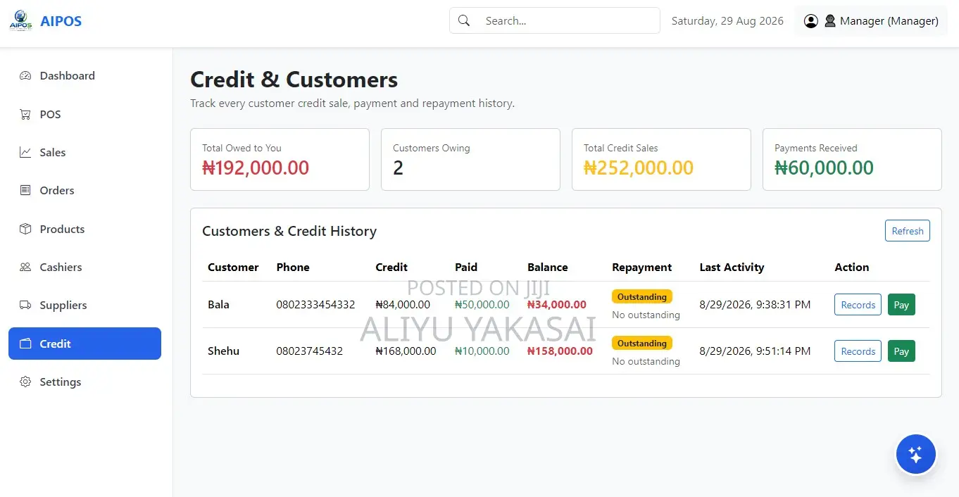 Point of Sale Software