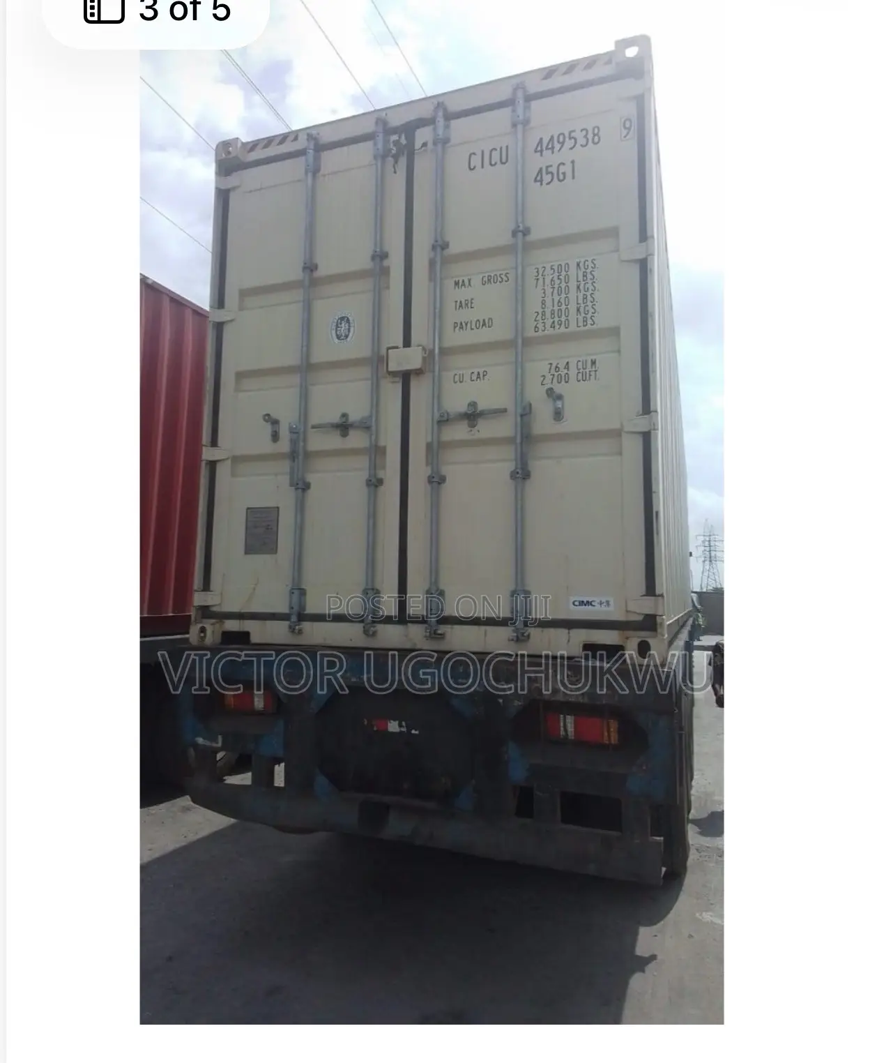“23 Units 40HQ Empty Shipping Containers