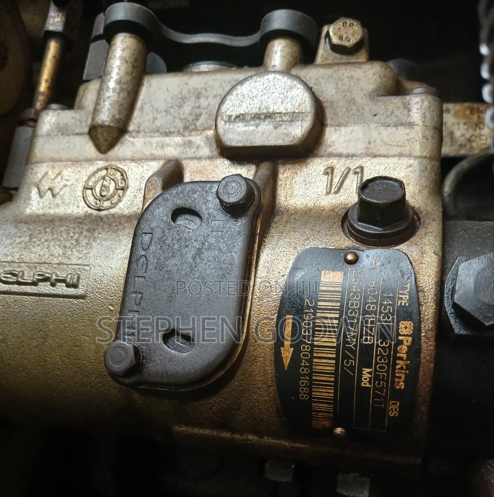 27KVA Delphi / Perkins Diesel Generator