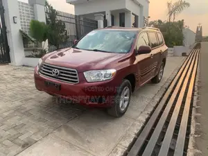 Toyota Highlander V6 2009 Burgundy