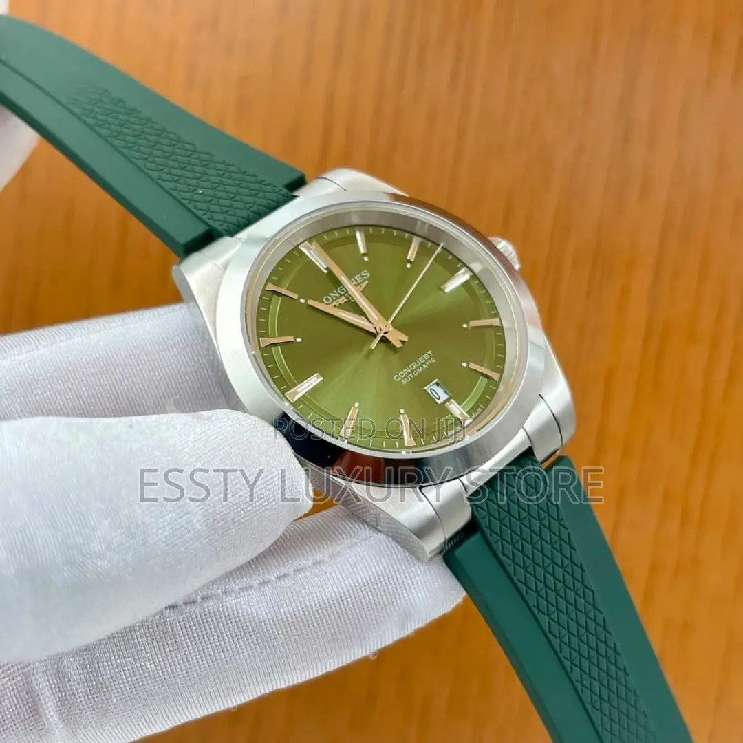 High Quality Luxury Longness Rubber Strap Watch