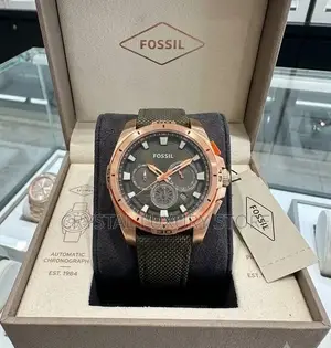 Fossil Quality Luxury Men Automatic Engine Wristwatch