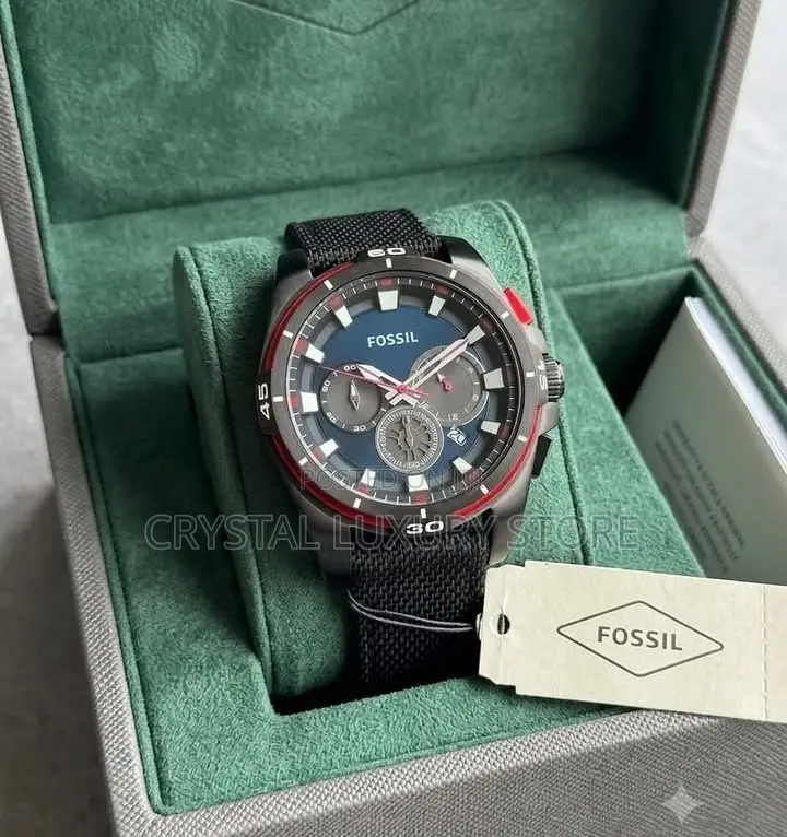 Fossil Quality Luxury Men Automatic Engine Wristwatch