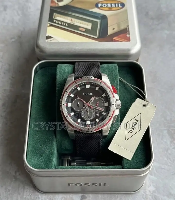 Fossil Quality Luxury Men Automatic Engine Wristwatch