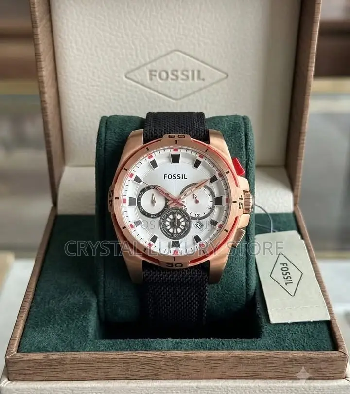Fossil Quality Luxury Men Automatic Engine Wristwatch