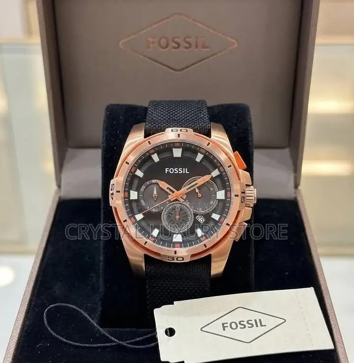 Fossil Quality Luxury Men Automatic Engine Wristwatch
