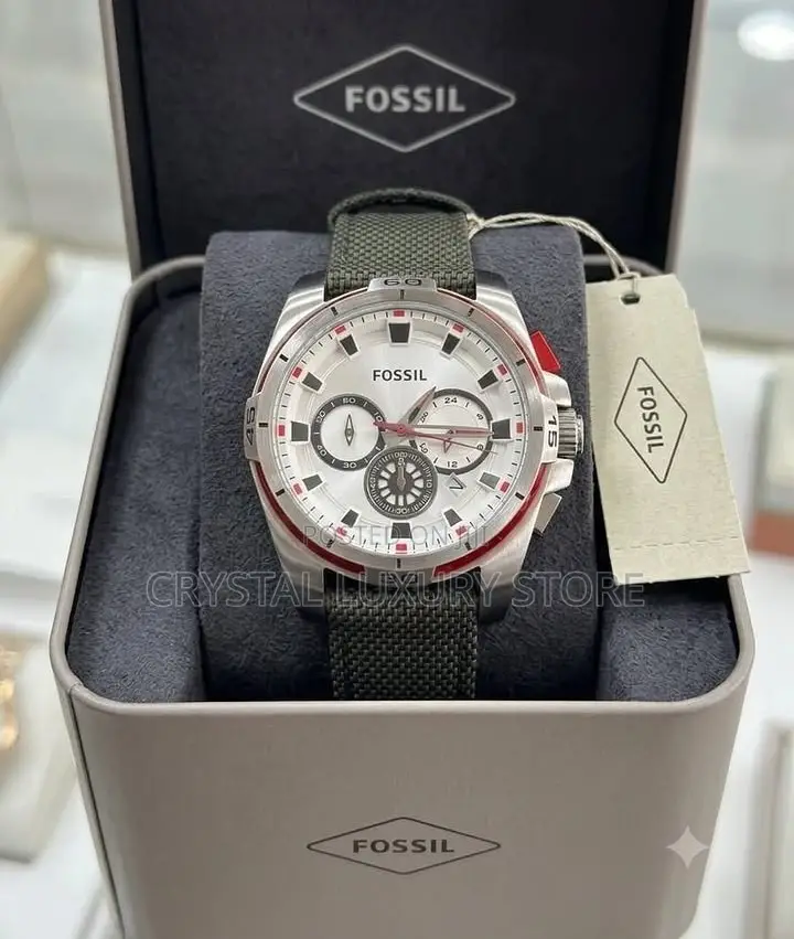 Fossil Quality Luxury Men Automatic Engine Wristwatch