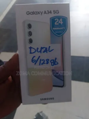 New Samsung Galaxy A34 5G 128 GB Silver
