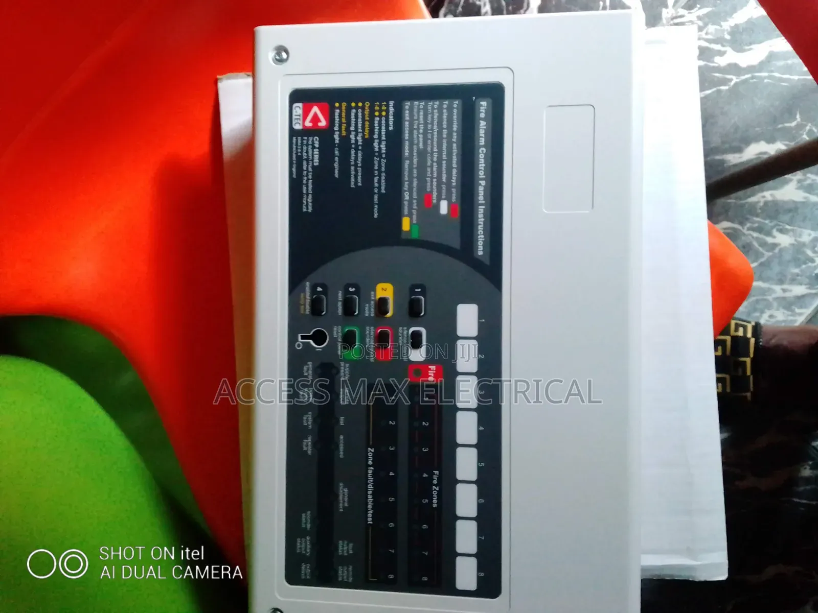 (C Tech) 4 Zone Fire Alarm Panel ( Plastic)