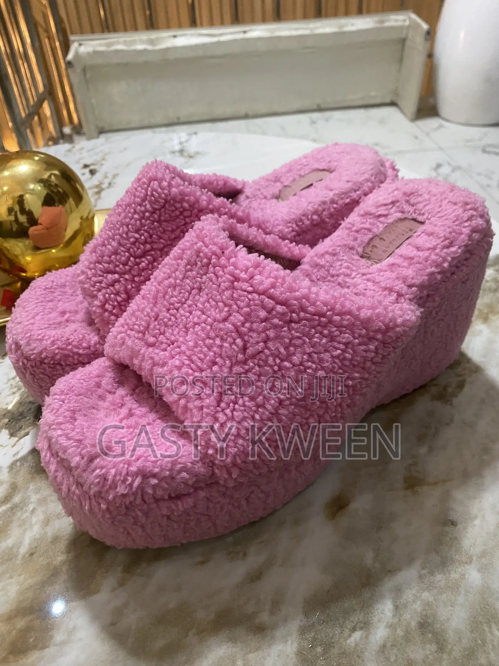 Pink Wedge Heel