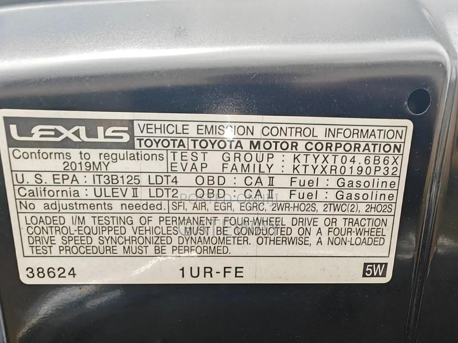 Lexus GX 2019 Black
