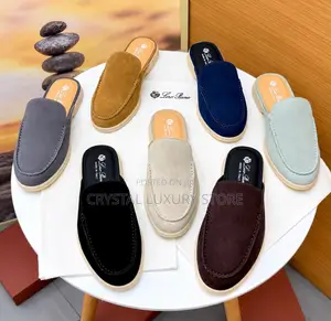 Loro Piana Quality Men Mule Half Shoe
