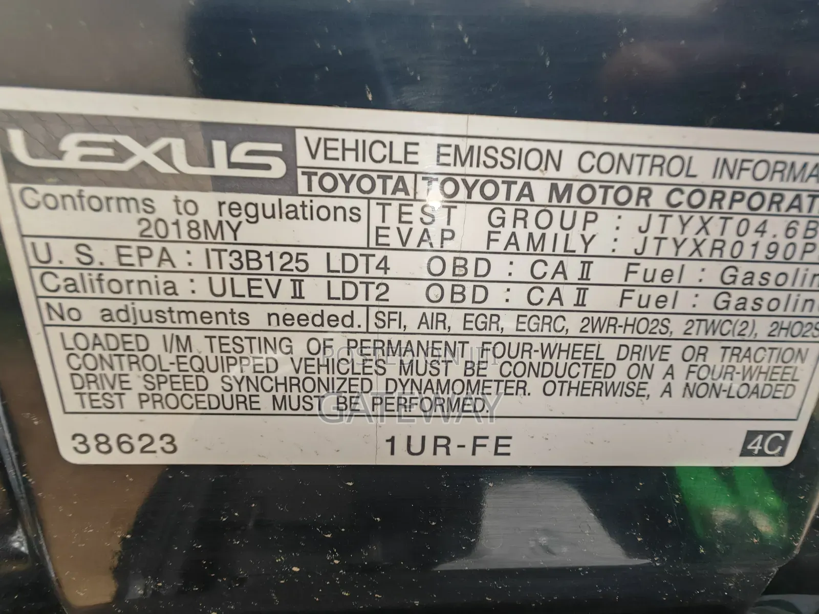 Lexus GX 2018 Black