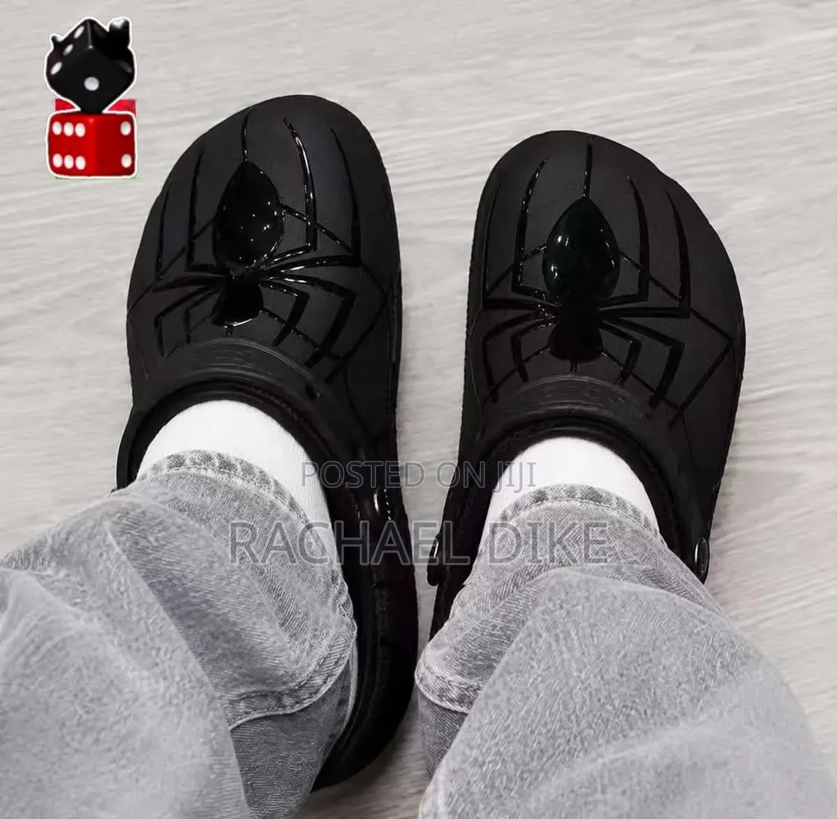 Luxury Spider Crocs