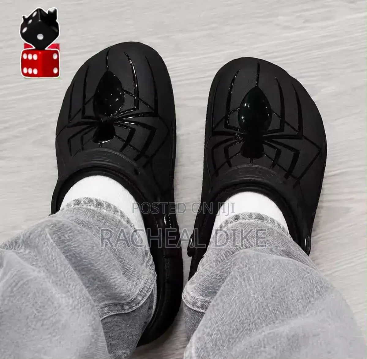 Luxury Spider Crocs