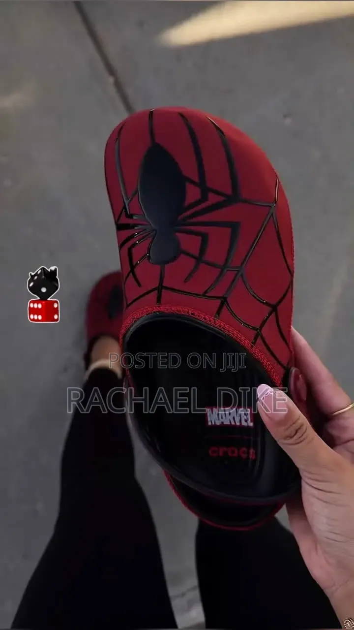 Luxury Spider Crocs