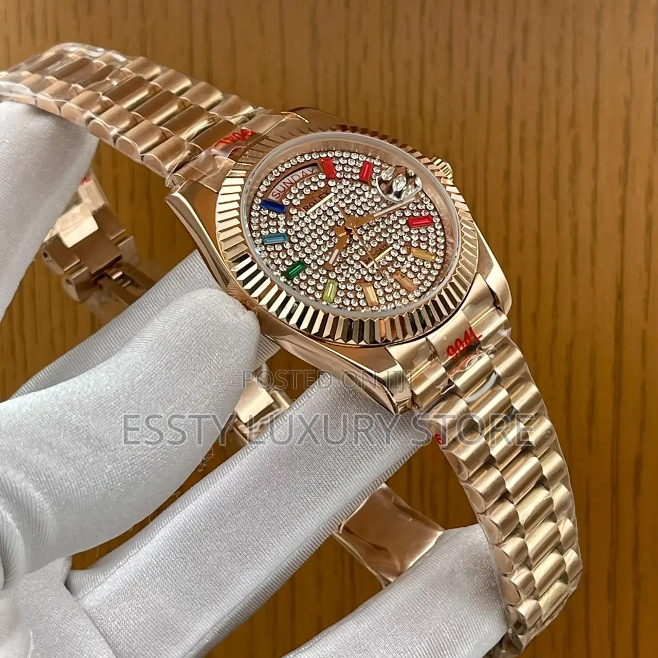 Original Quality Luxury Rolex Iced Automatic Engine Watch