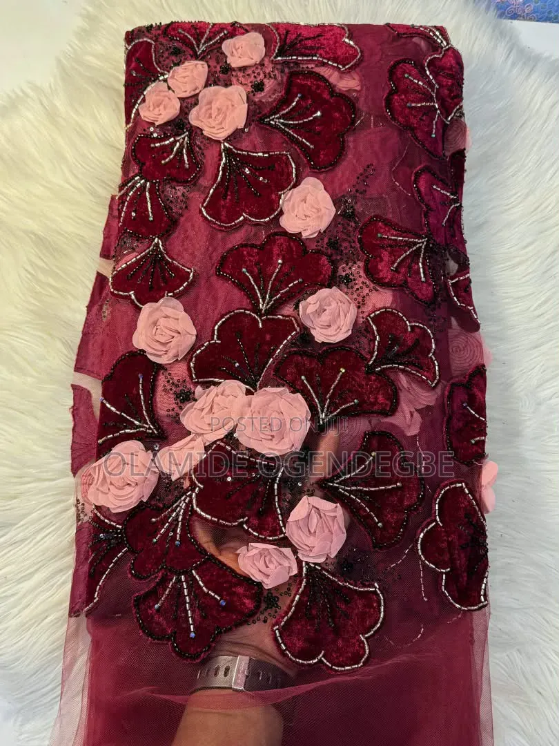 Velvet Beaded Lace