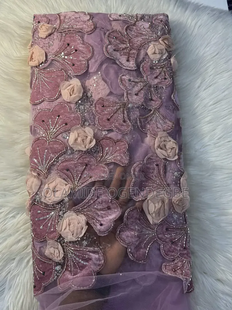 Velvet Beaded Lace