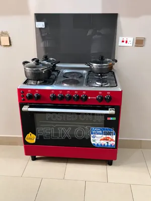 Haier Thermocool 90×60 Standing Cooker 4 Gas Burners