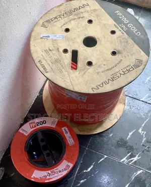 1.5mm 2Core Prysmian FP200 Gold Fire Alarm Cable Red LSHF 500m Reel