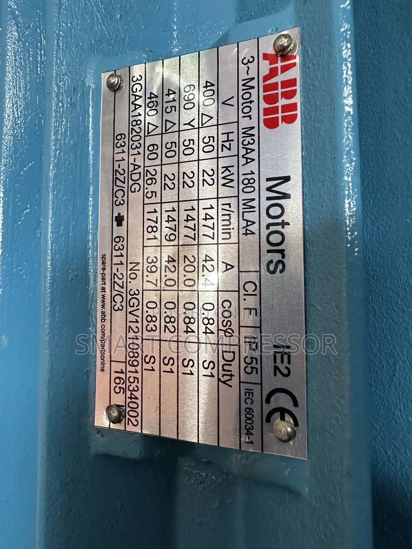 ABB Electric Motor 30hp