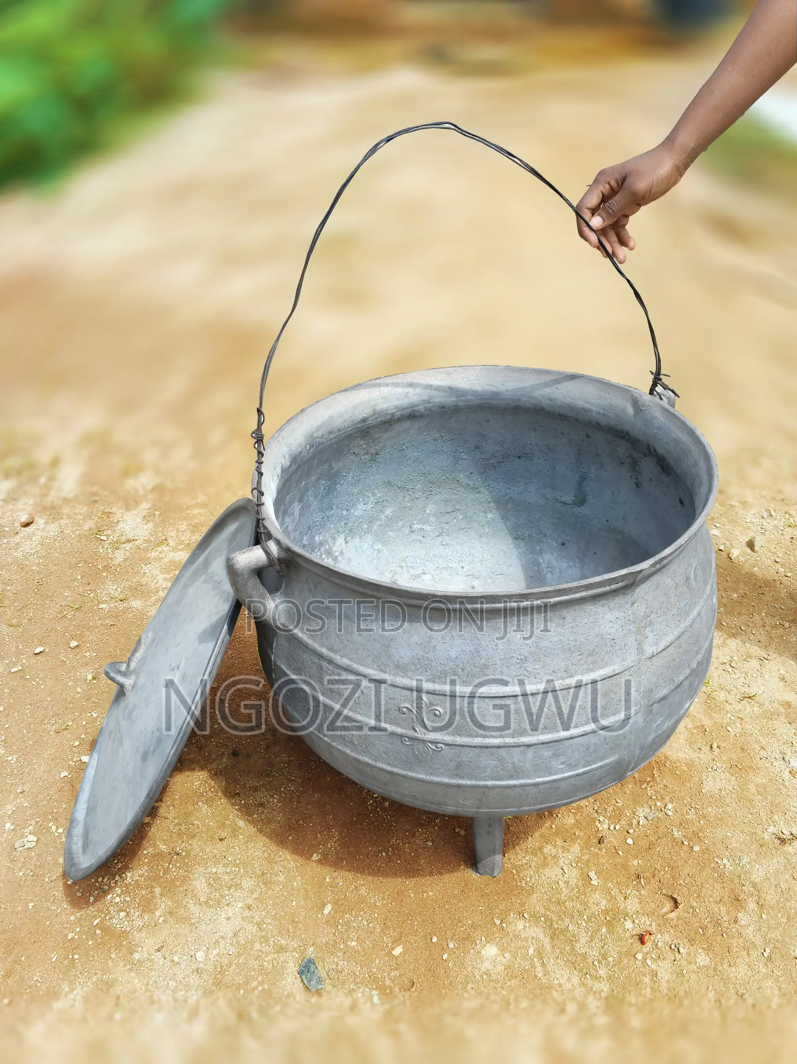 40liters 3Legged Cast Iron Saki Pot
