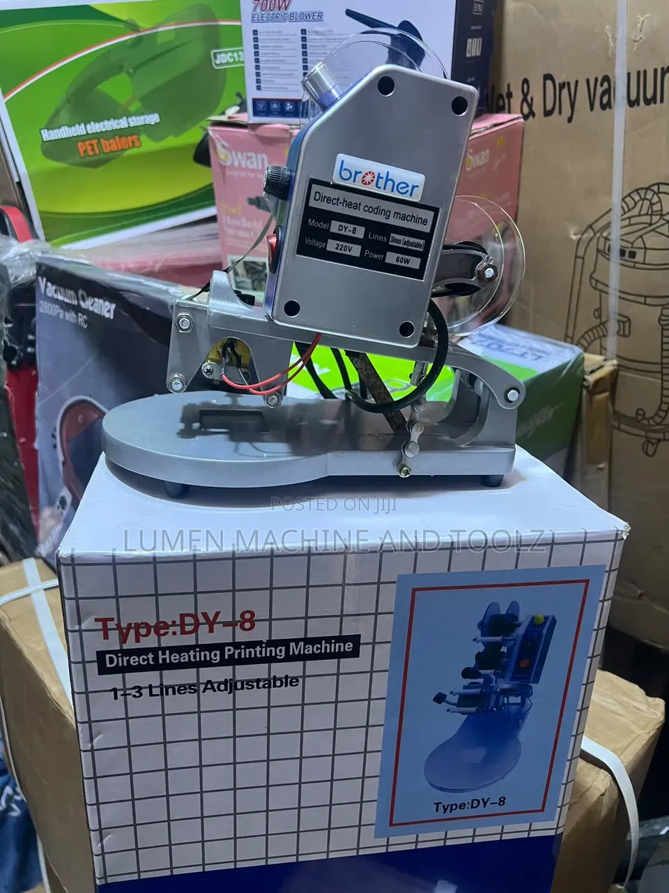 DY-8 Manual Coding Machine – Date, Batch Expiry Date Printer