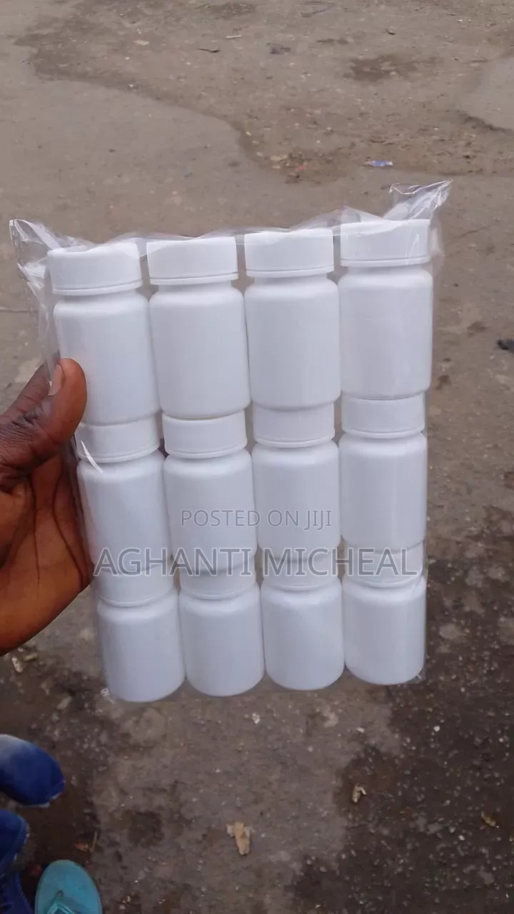50g Capsule Jar White