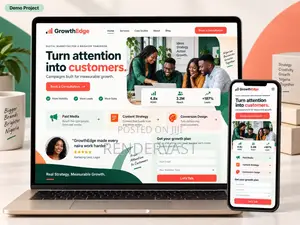 Professional Landing Page Design for Business Sales