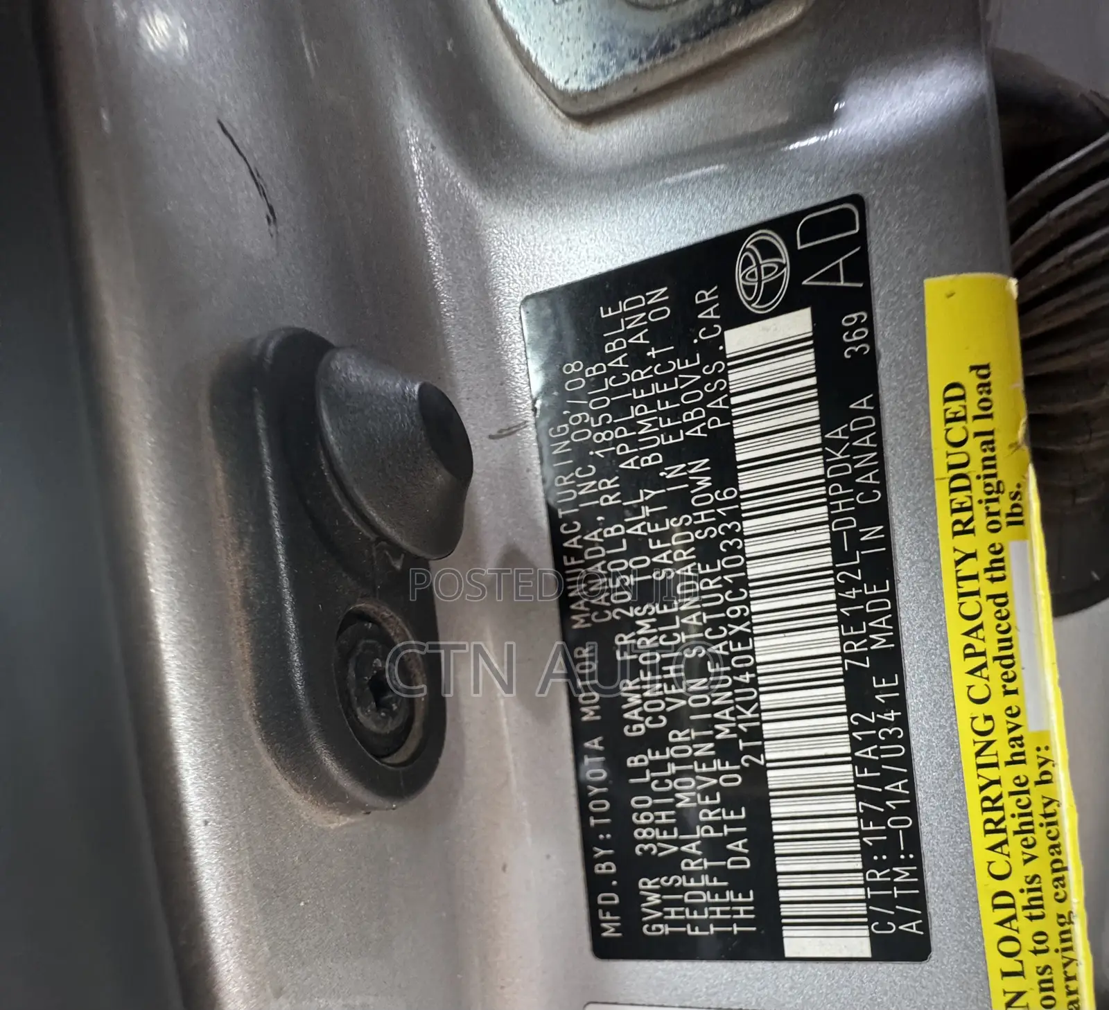 Toyota Matrix 2009 Silver