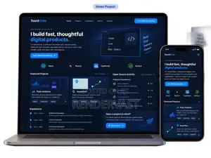 Professional Portfolio Personal Website Design