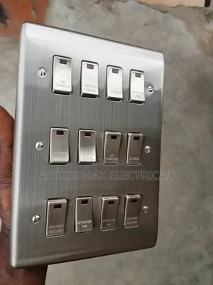 12 Gang Switch Grid Gray