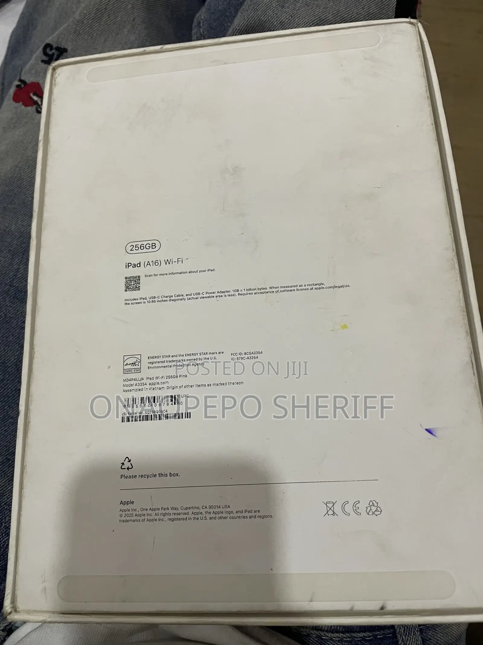 Apple iPad (2025) 256 GB Pink