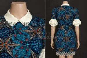 Thedaintyneedles Ankara Short Gown